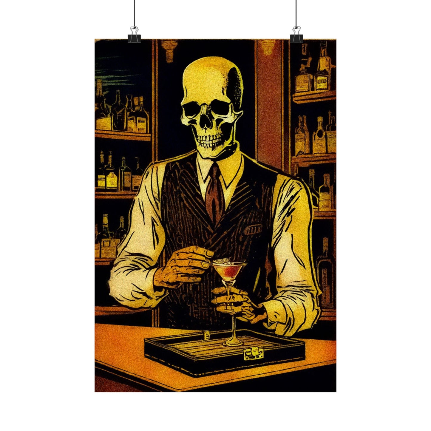 "Gentleman Bonez" Matte Vertical Posters