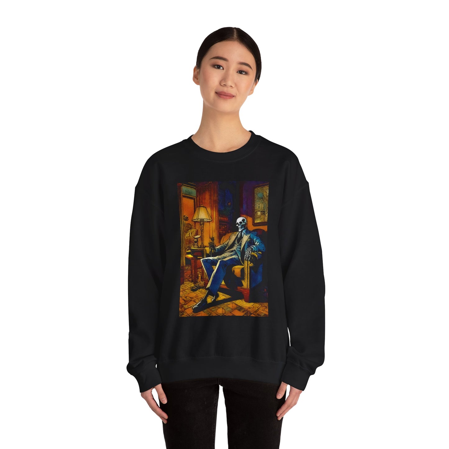 "Bonez At Home" Lounge Sweatshirt – Unisex Heavy Blend™ Crewneck