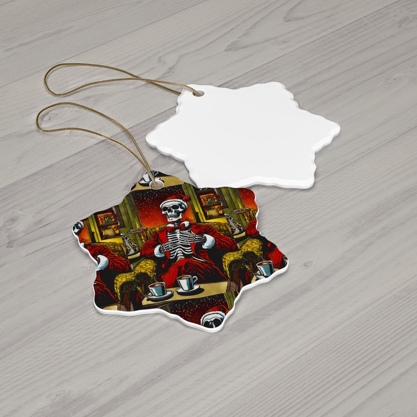 "Santee Bonez" Ceramic Ornament