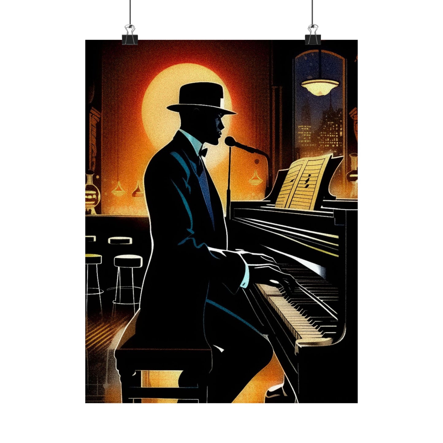 "Quite The Performer" Matte Vertical Poster