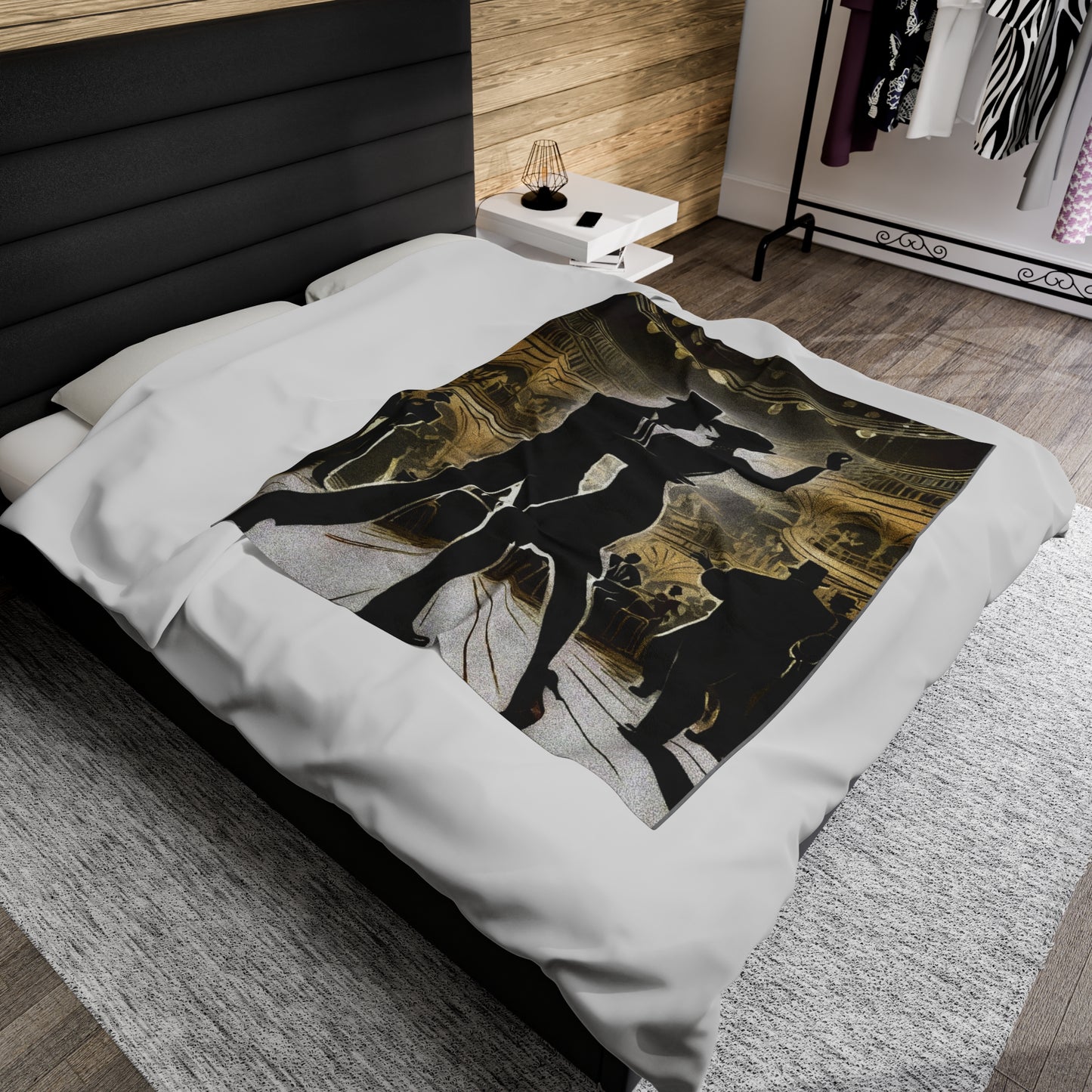 "Lost Lovers" Velveteen Plush Blanket