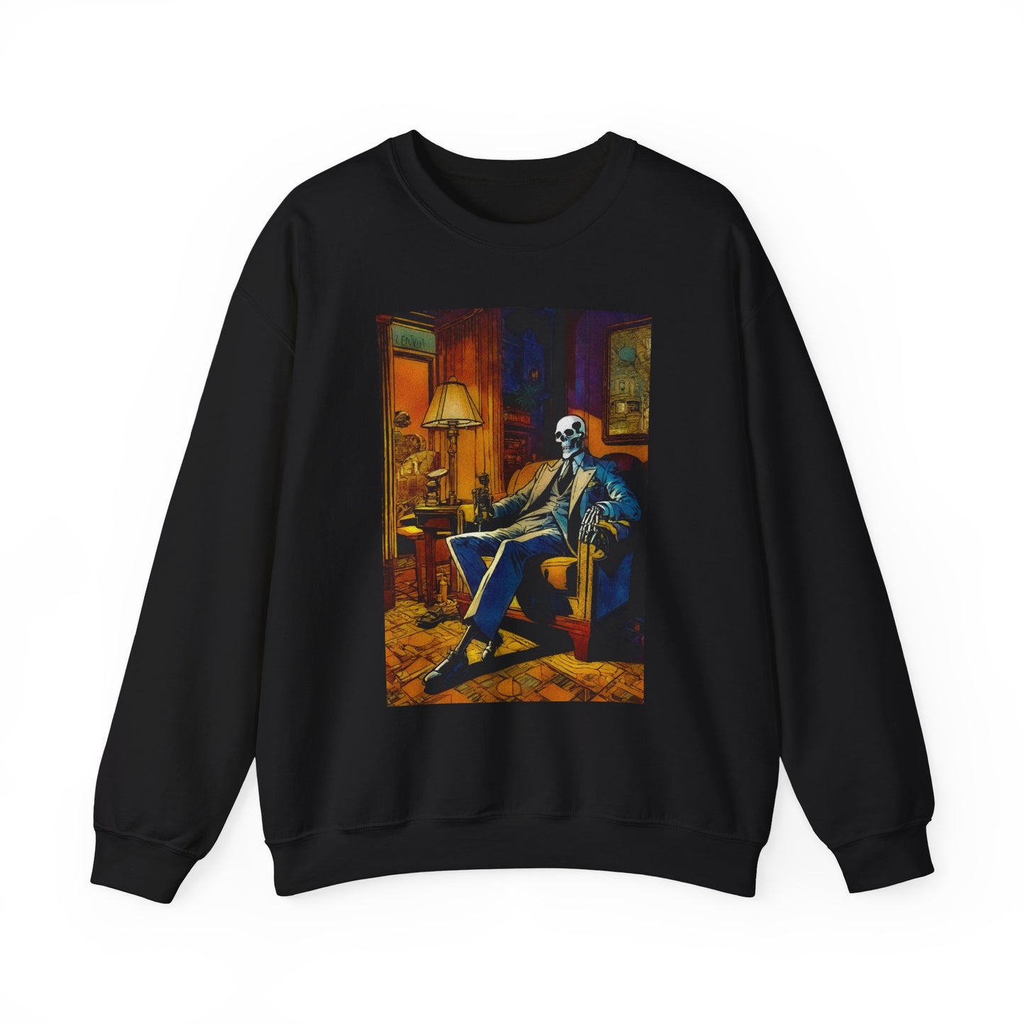 "Bonez At Home" Lounge Sweatshirt – Unisex Heavy Blend™ Crewneck