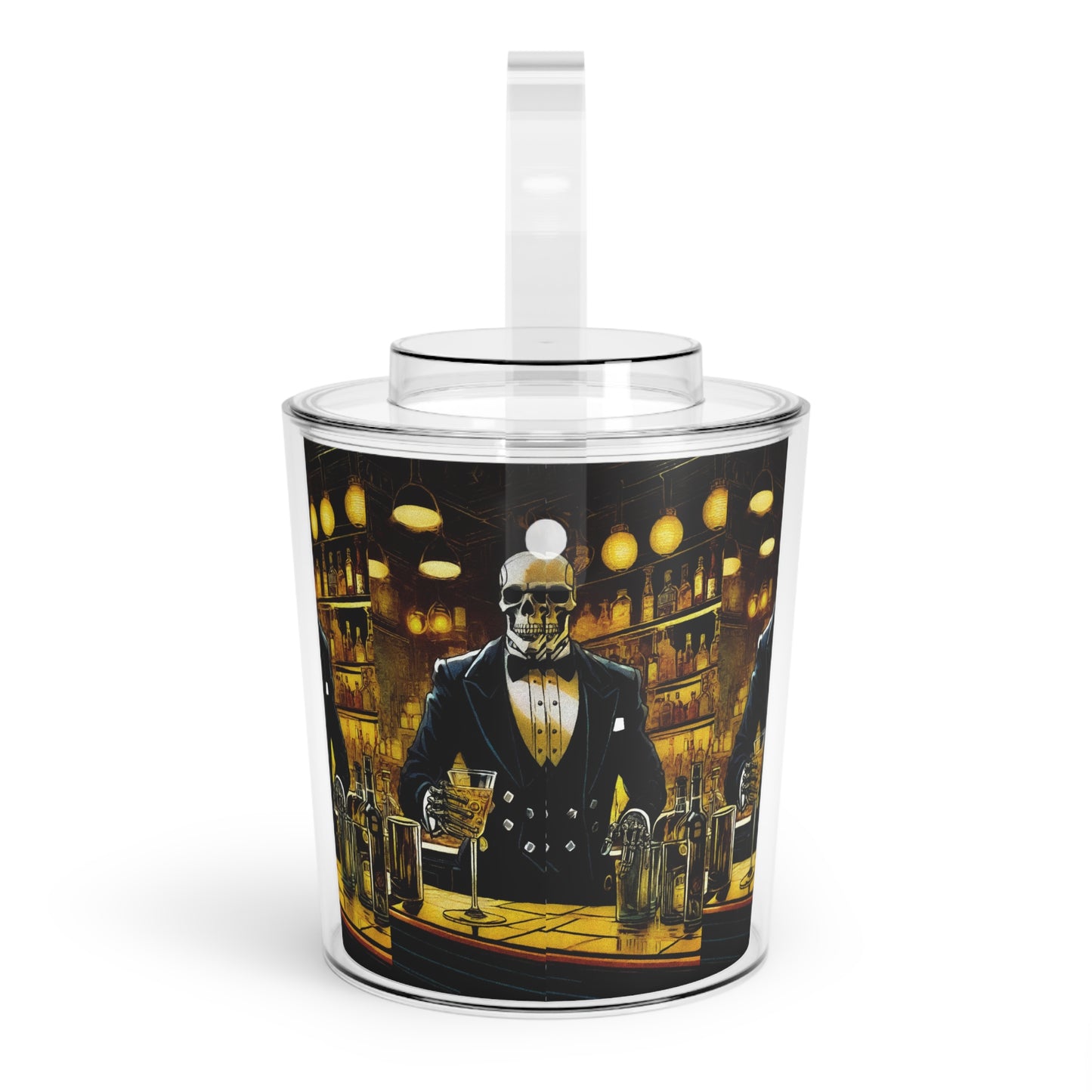 "Bonez The Bartender" Ice Bucket with Tongs