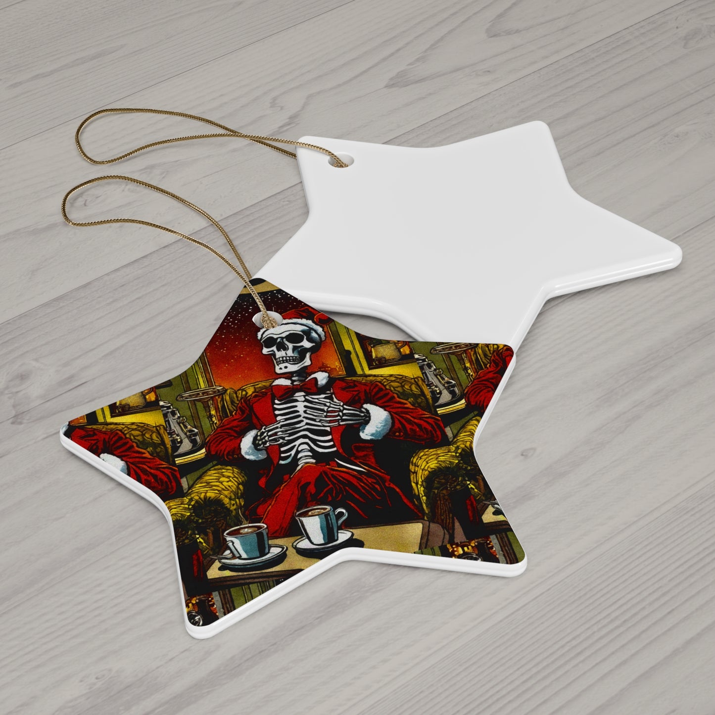 "Santee Bonez" Ceramic Ornament