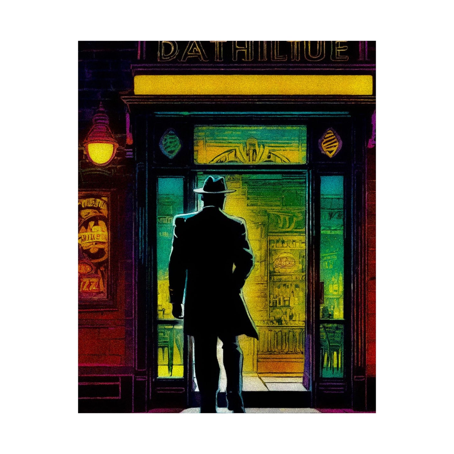 "Monday Nights" Vertical Poster