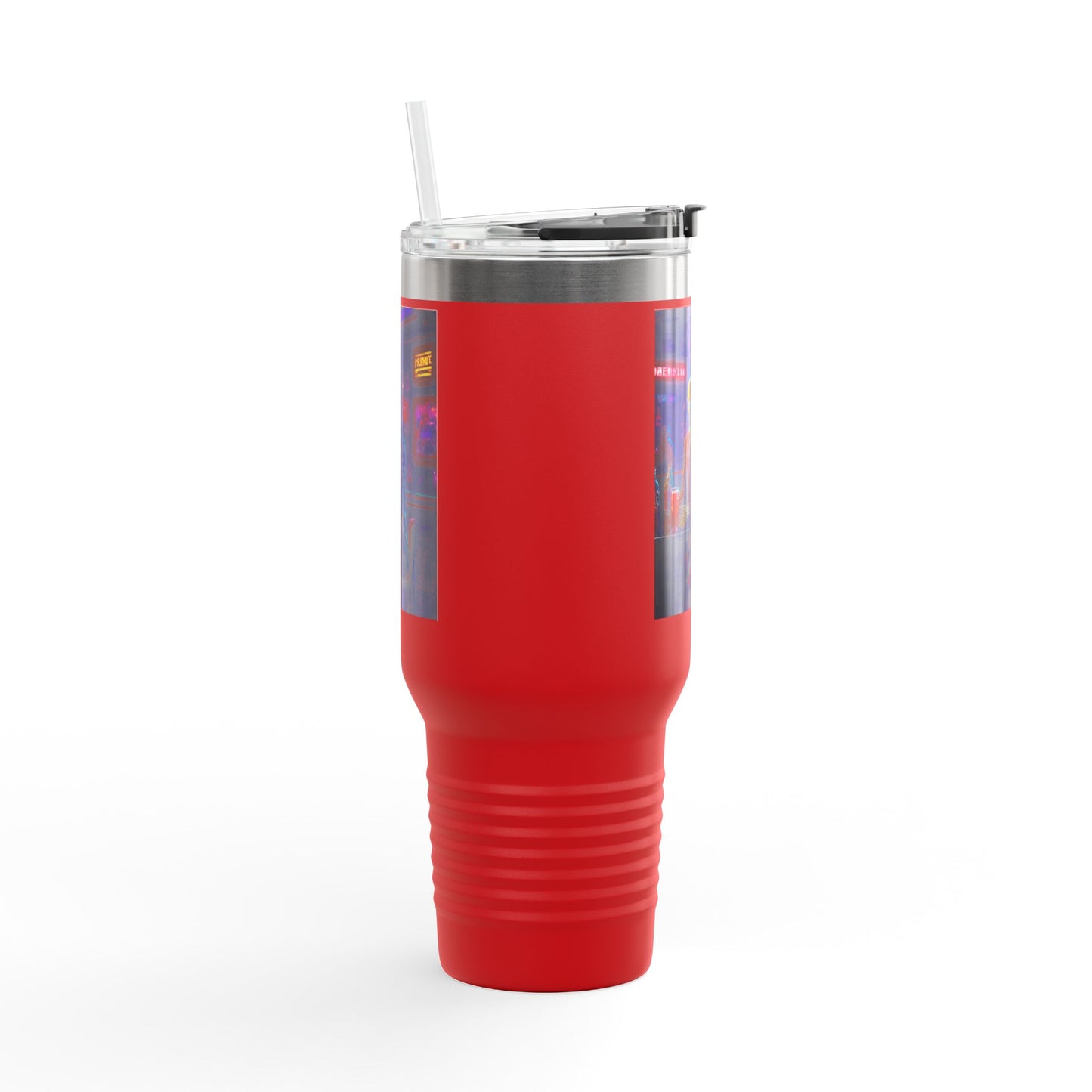 "Closing Hours" (Arcade) Insulated Travel Mug, 40oz