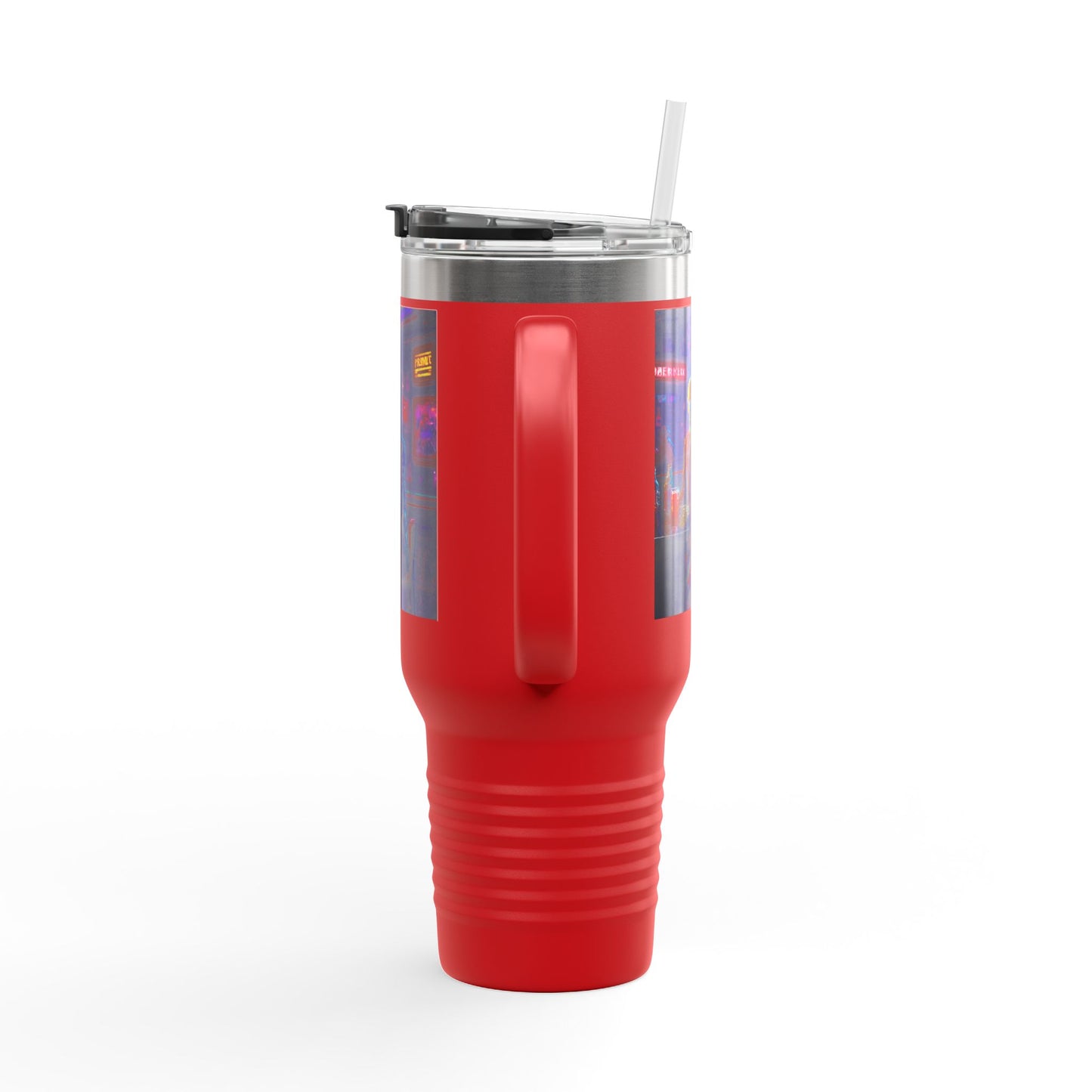 "Closing Hours" (Arcade) Insulated Travel Mug, 40oz