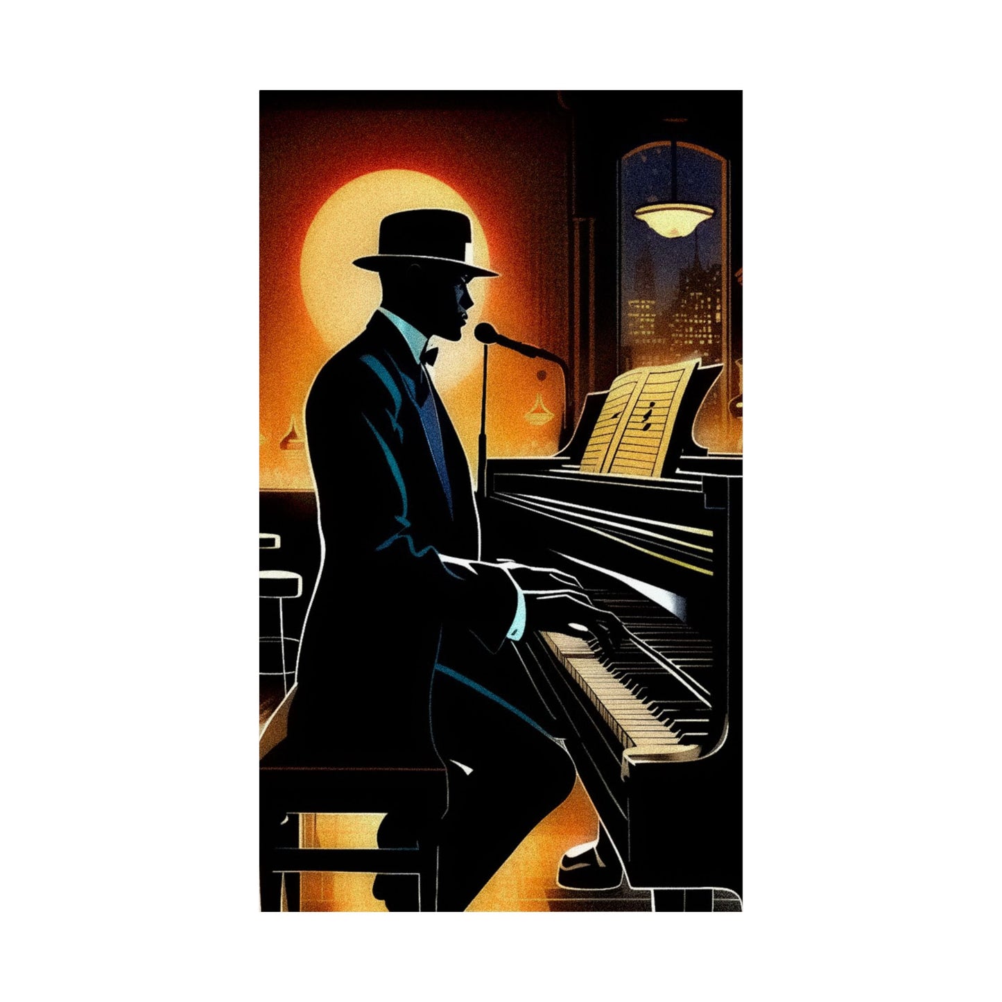 "Quite The Performer" Matte Vertical Poster