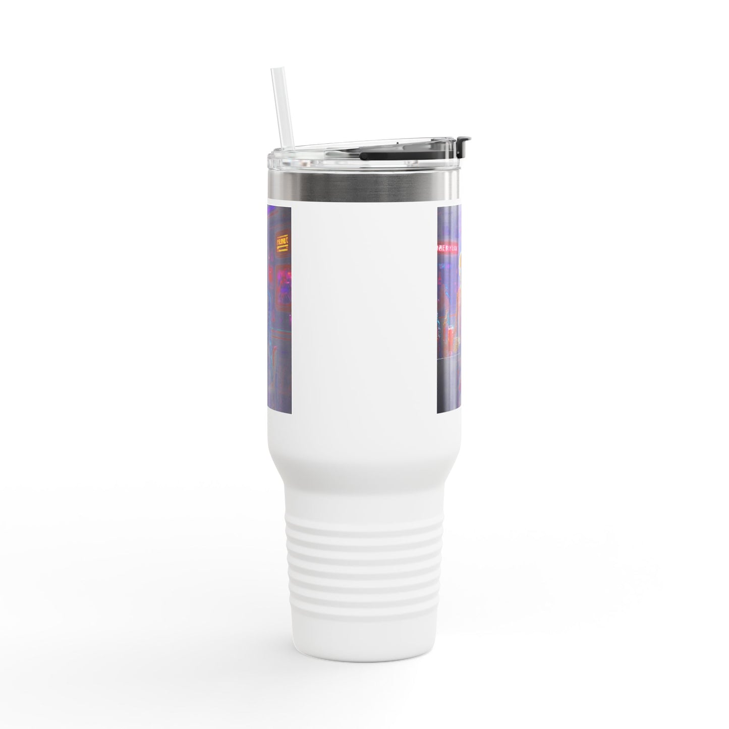 "Closing Hours" (Arcade) Insulated Travel Mug, 40oz