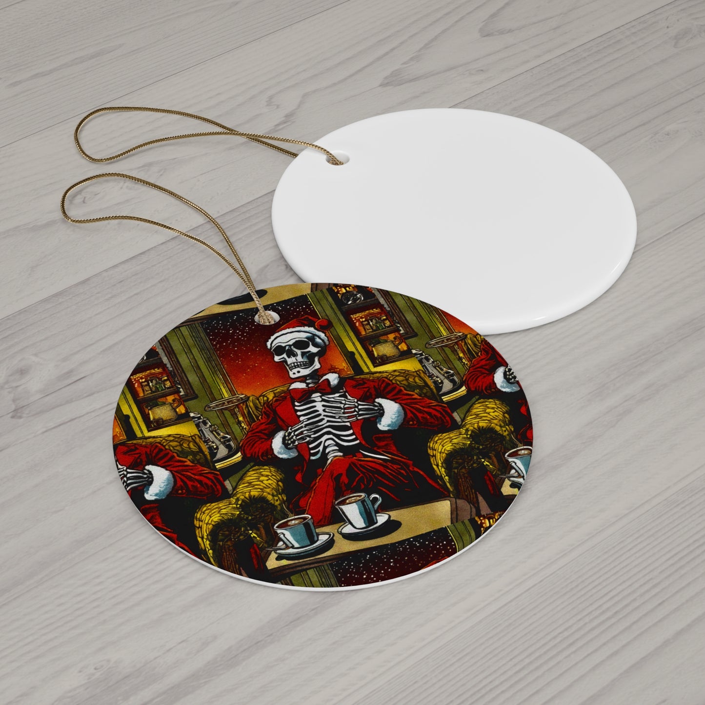 "Santee Bonez" Ceramic Ornament