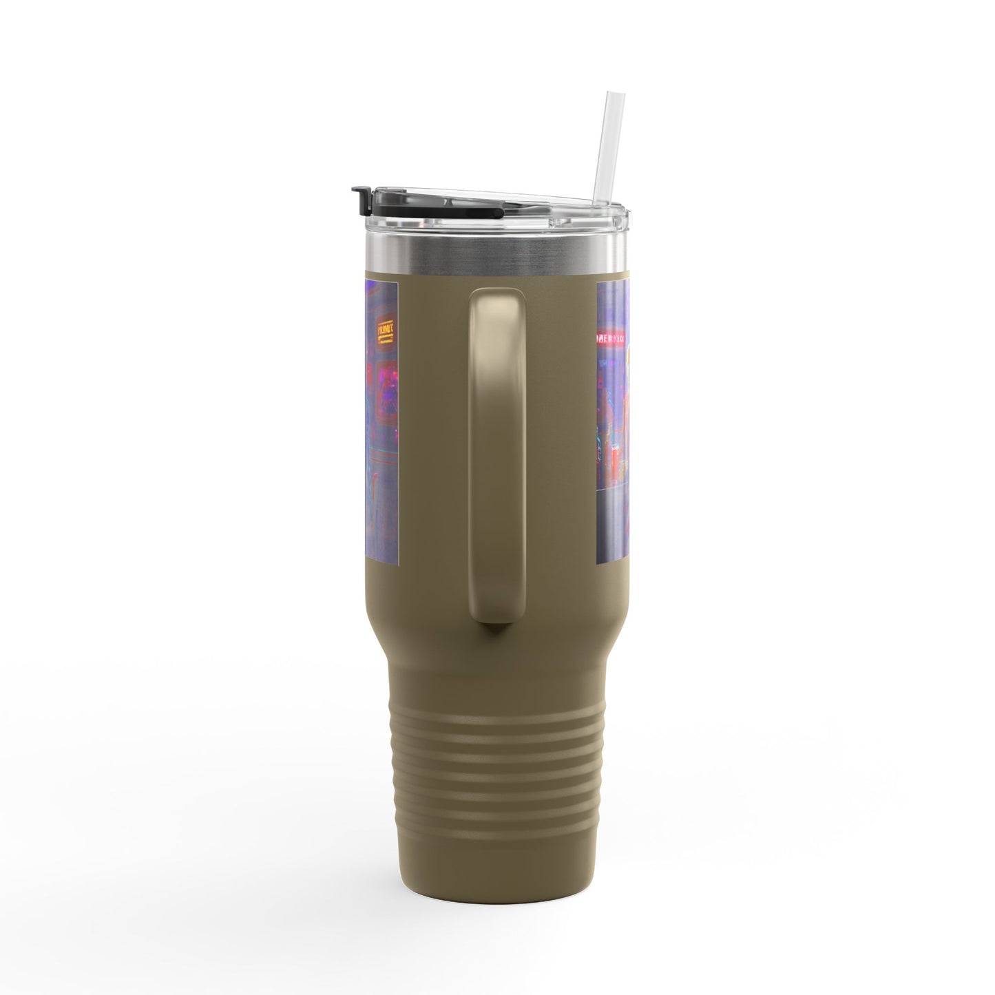 "Closing Hours" (Arcade) Insulated Travel Mug, 40oz