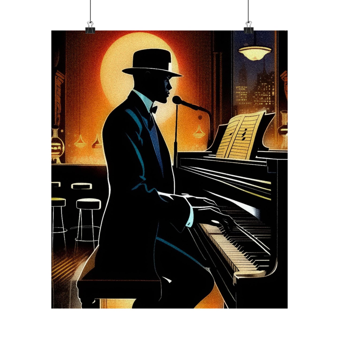 "Quite The Performer" Matte Vertical Poster