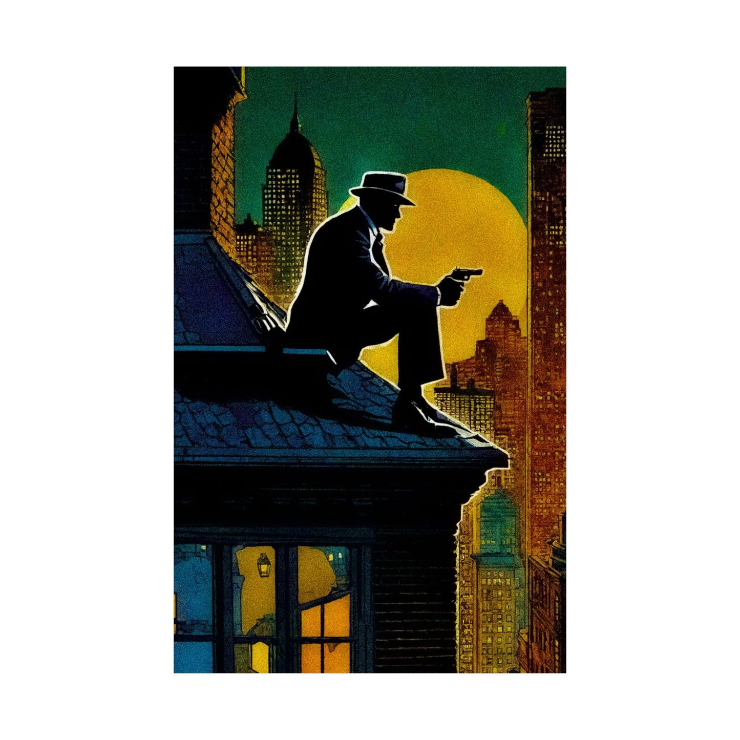 "Tormented Nights" Matte Vertical Posters