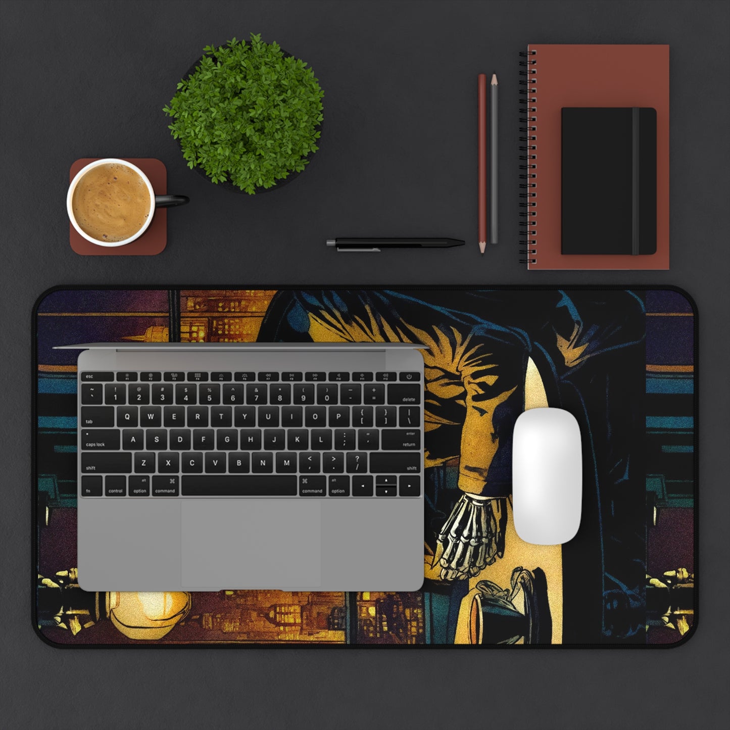 "Archived Bonez" Desk Mat Office Decor