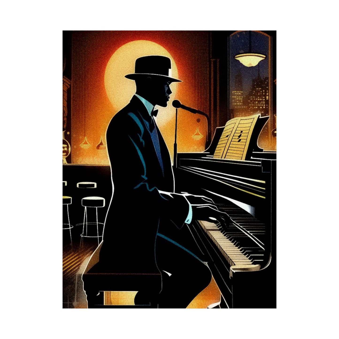 "Quite The Performer" Matte Vertical Poster