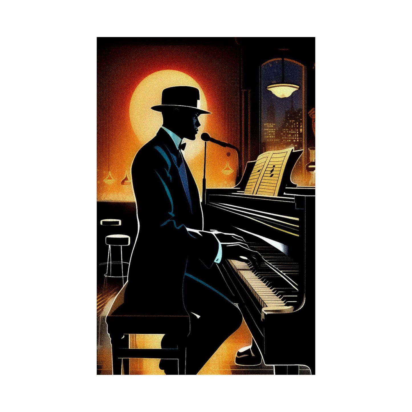 "Quite The Performer" Matte Vertical Poster
