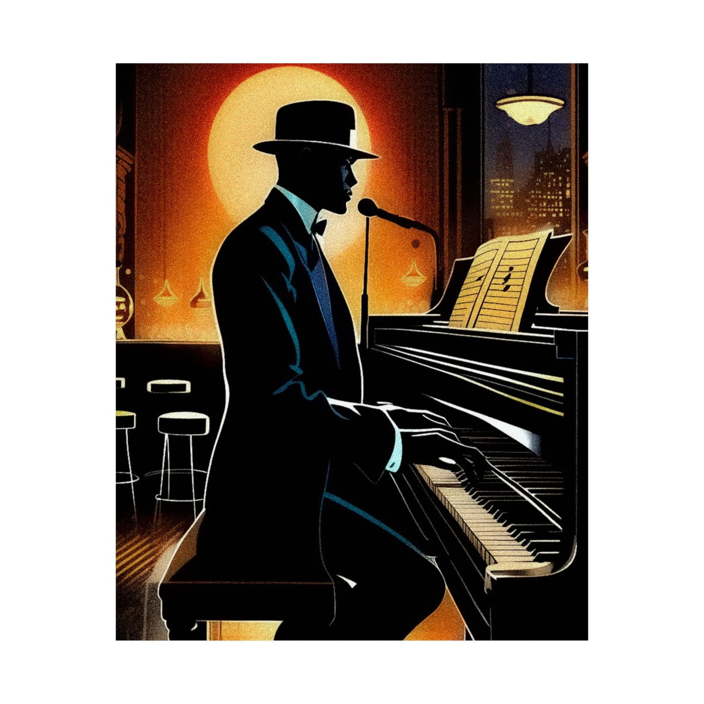 "Quite The Performer" Matte Vertical Poster