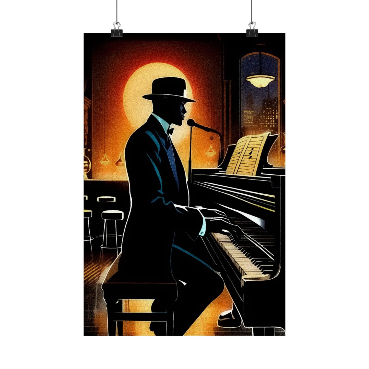 "Quite The Performer" Matte Vertical Poster