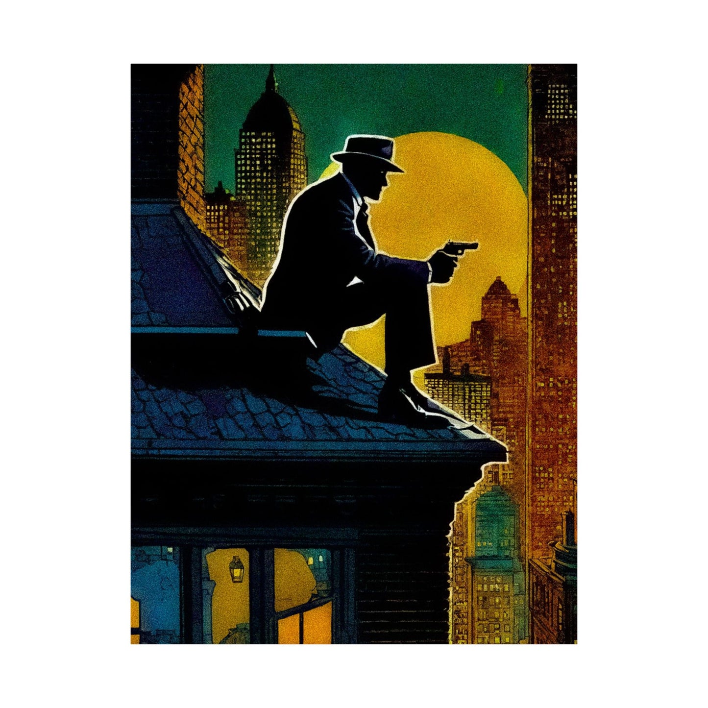 "Tormented Nights" Matte Vertical Posters