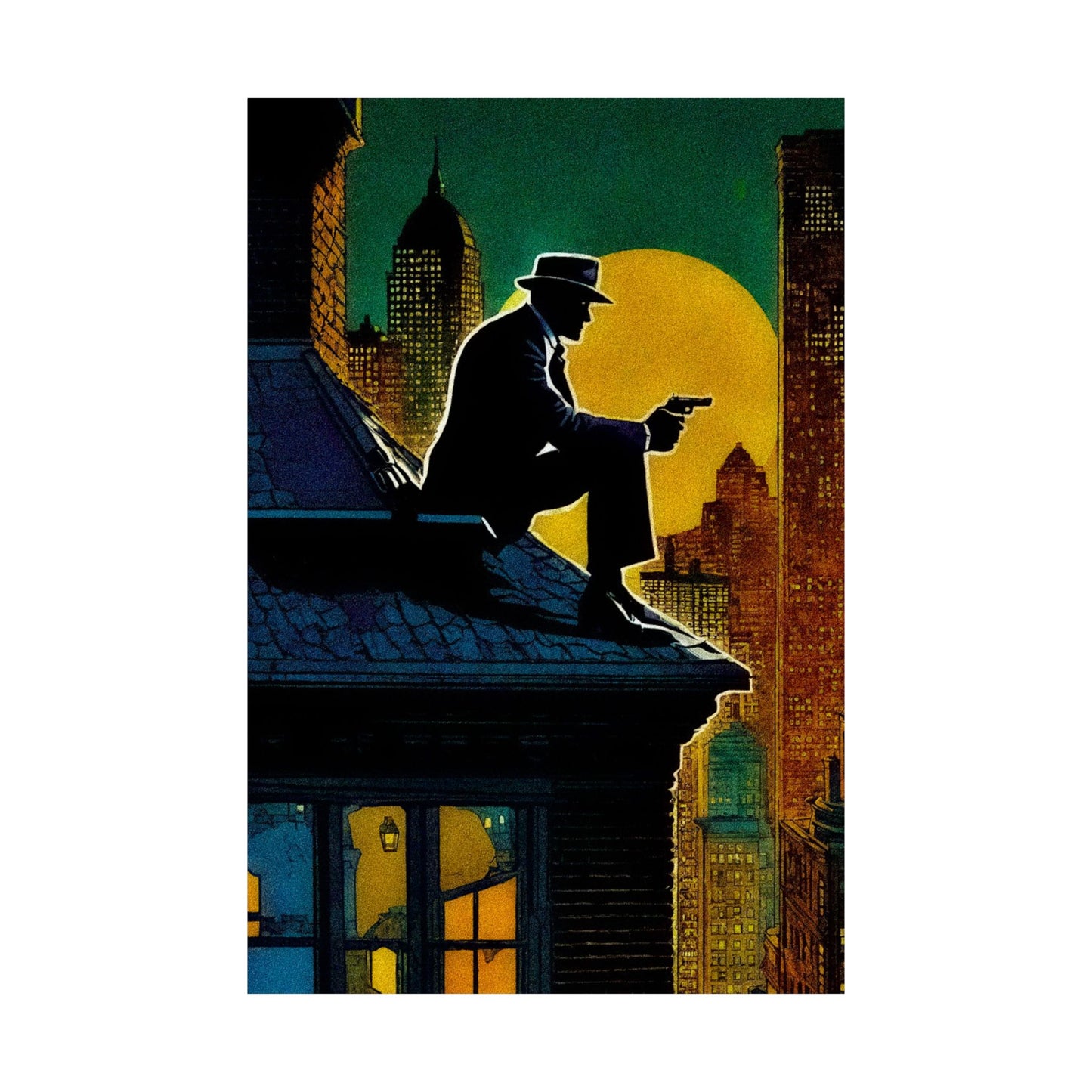 "Tormented Nights" Matte Vertical Posters