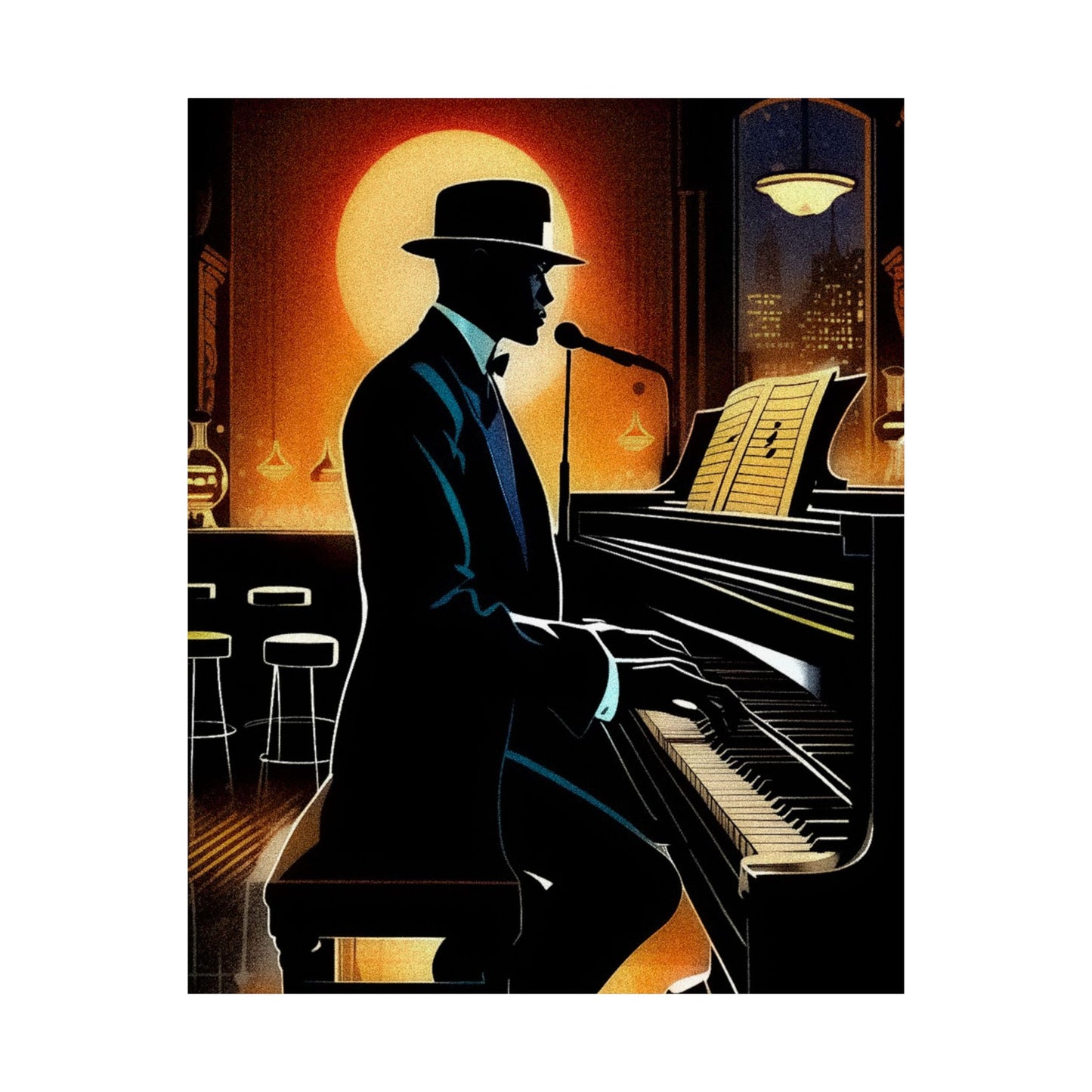 "Quite The Performer" Matte Vertical Poster