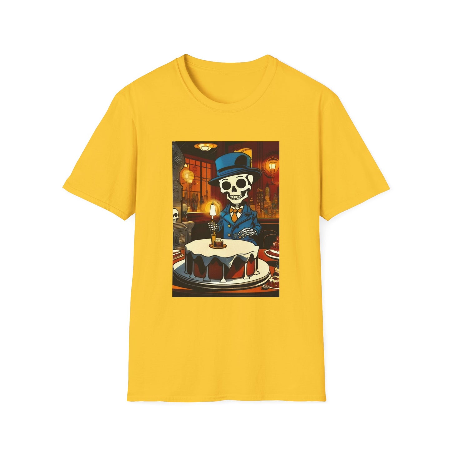 "Bonez's Birthday Bash" Unisex Softstyle T-Shirt