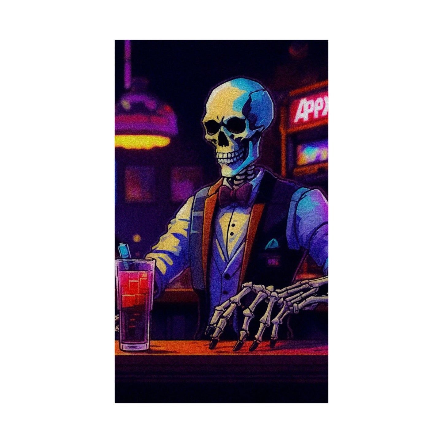 "Bonez behind the Bar" Poster