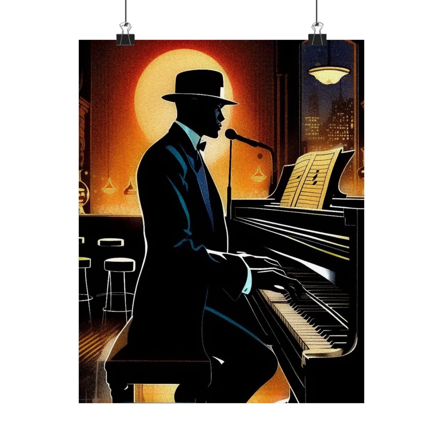 "Quite The Performer" Matte Vertical Poster