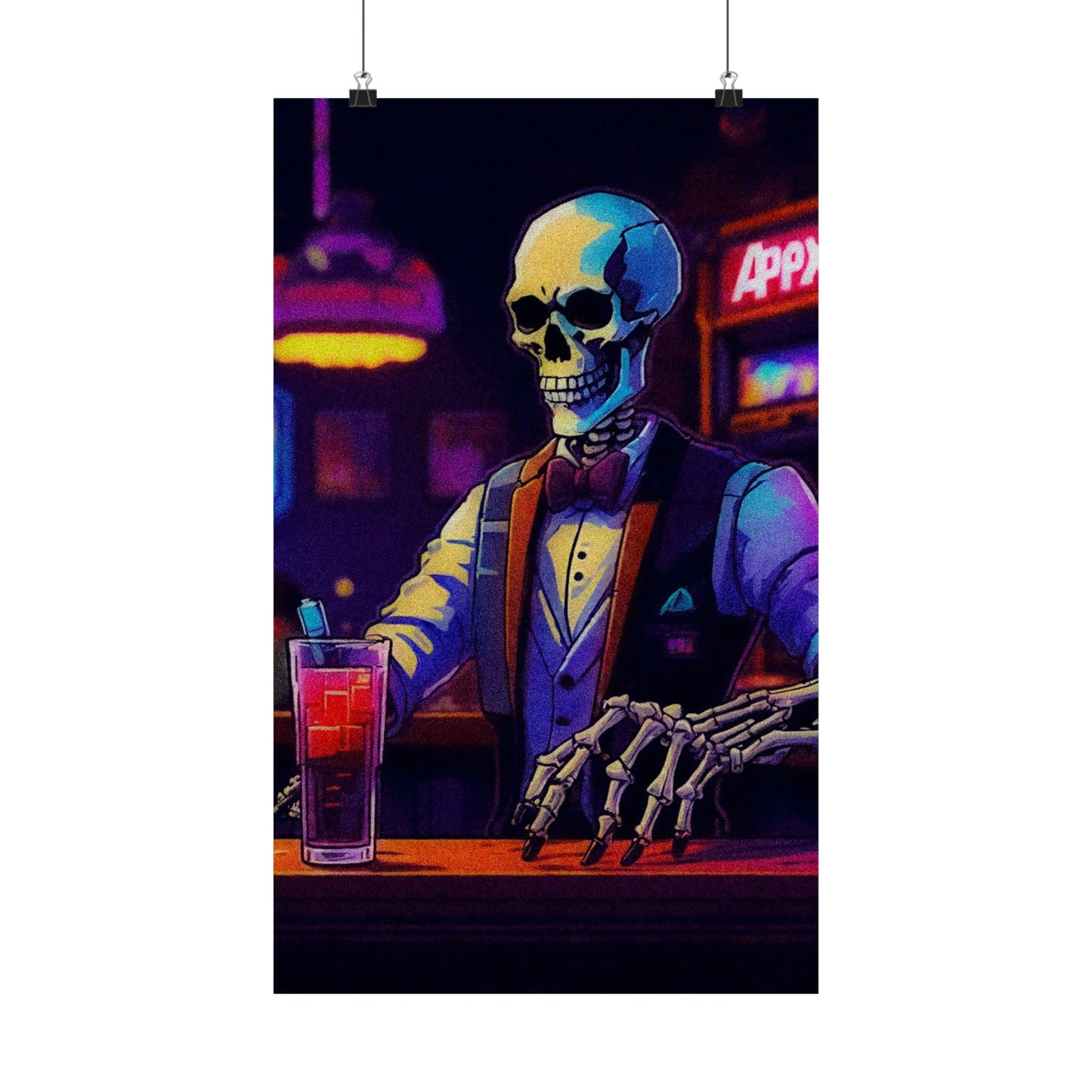 "Bonez behind the Bar" Poster