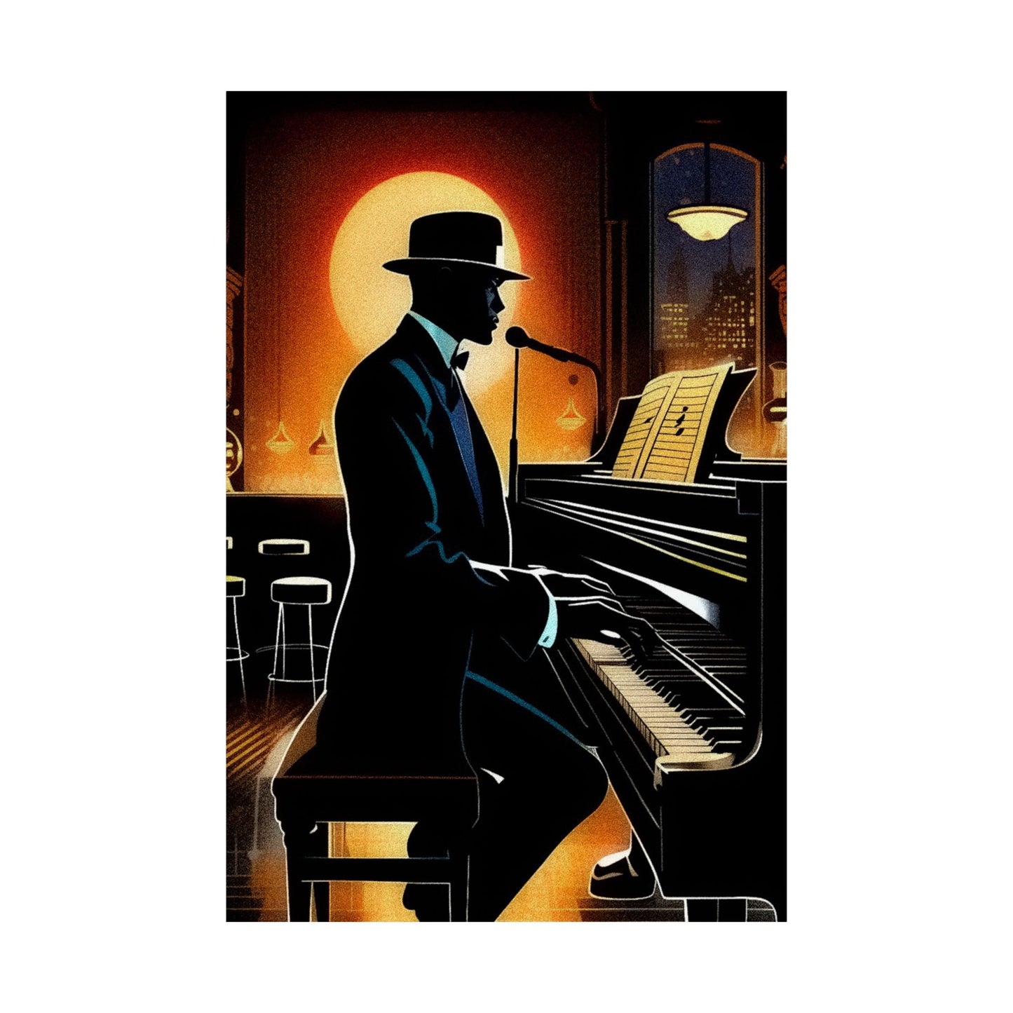 "Quite The Performer" Matte Vertical Poster