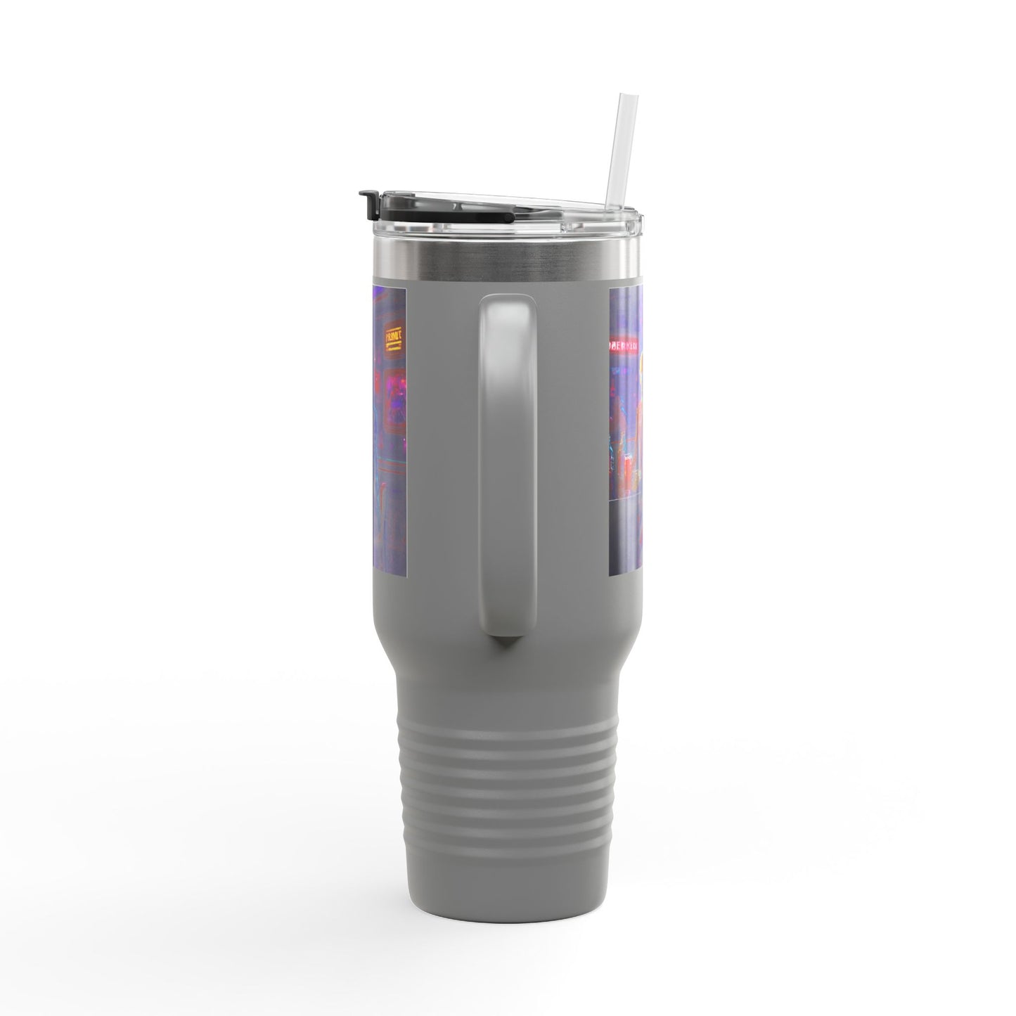 "Closing Hours" (Arcade) Insulated Travel Mug, 40oz