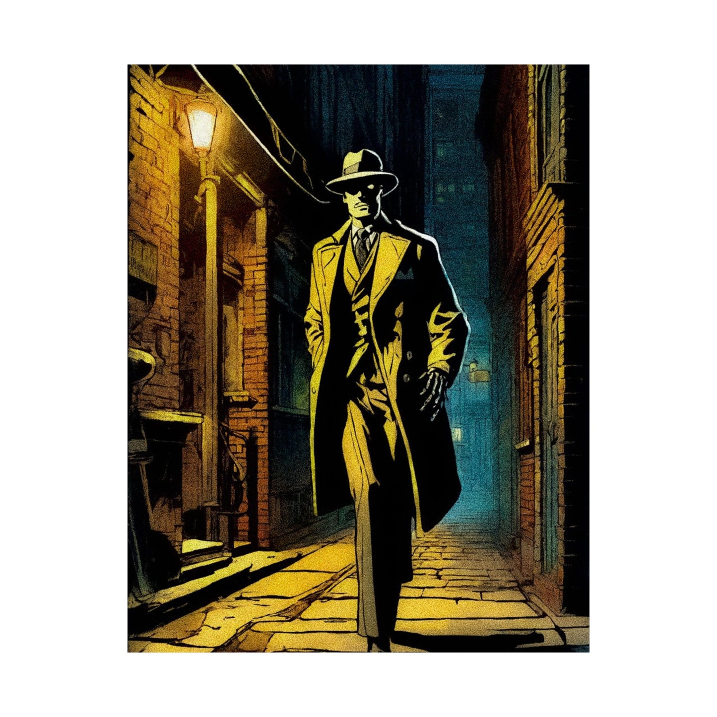"The Detective" Matte Vertical Poster