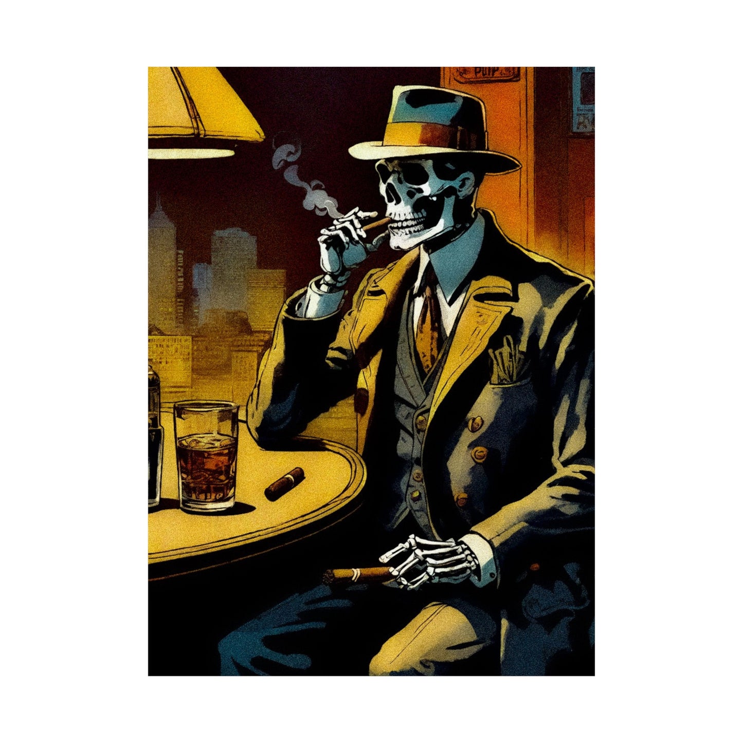 "Cigar night with Bonez" Posters