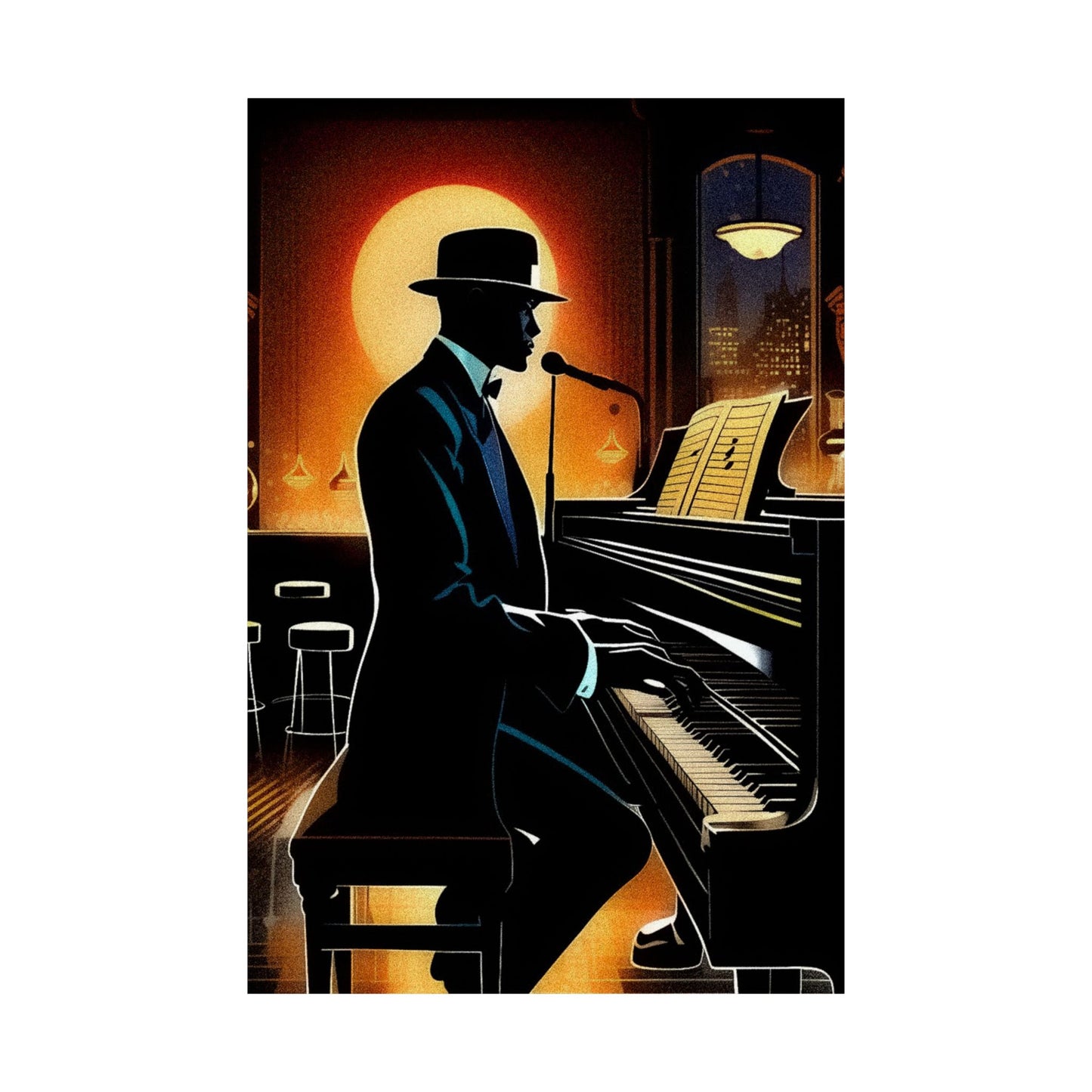 "Quite The Performer" Matte Vertical Poster