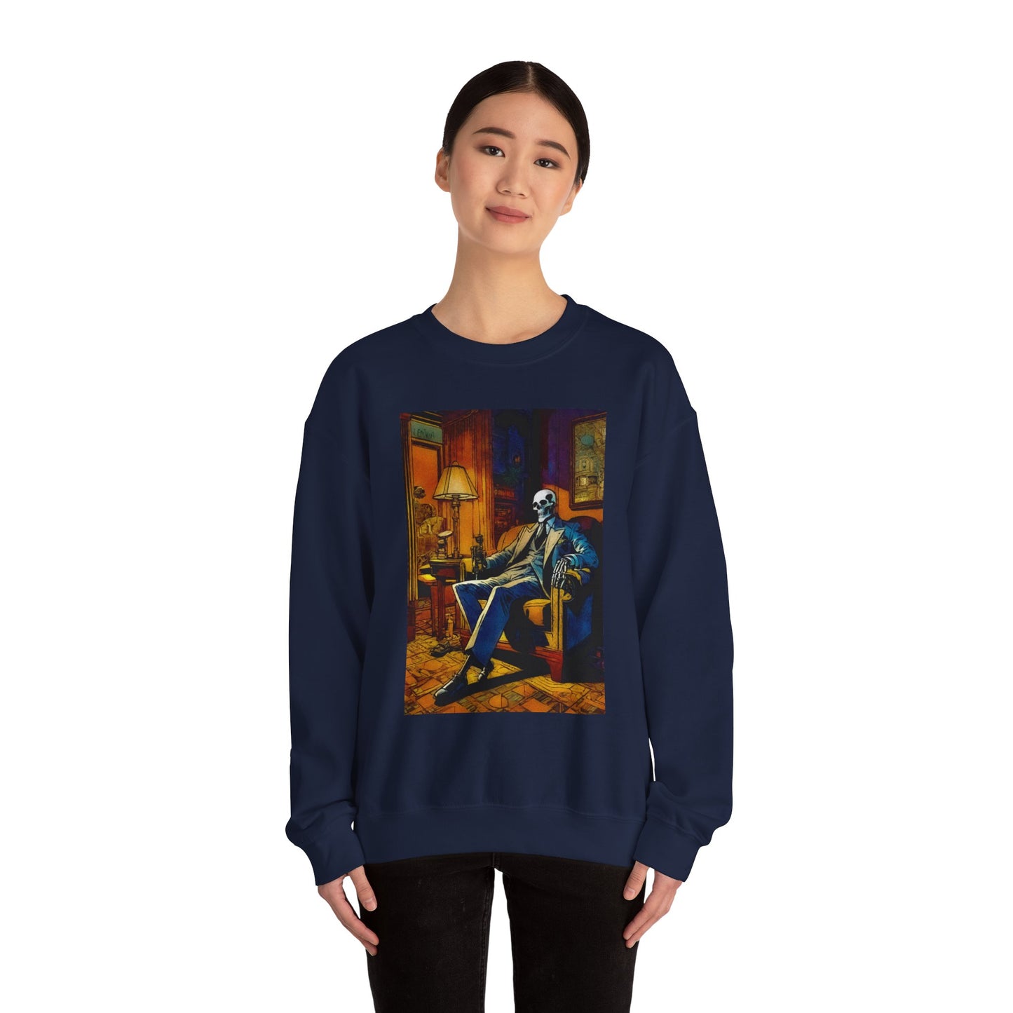 "Bonez At Home" Lounge Sweatshirt – Unisex Heavy Blend™ Crewneck