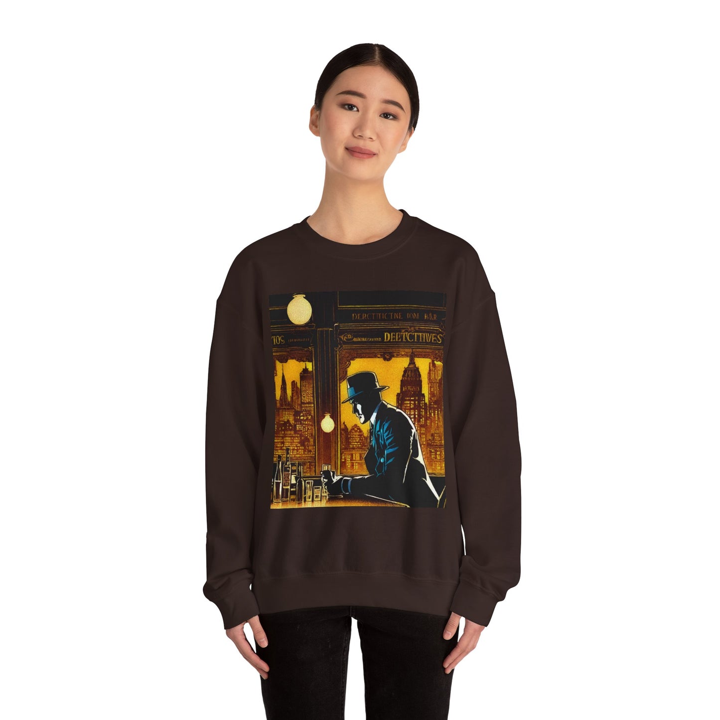 "Vintage Bonez Jazz Bar" Crewneck Sweatshirt - Detective Inspired Design
