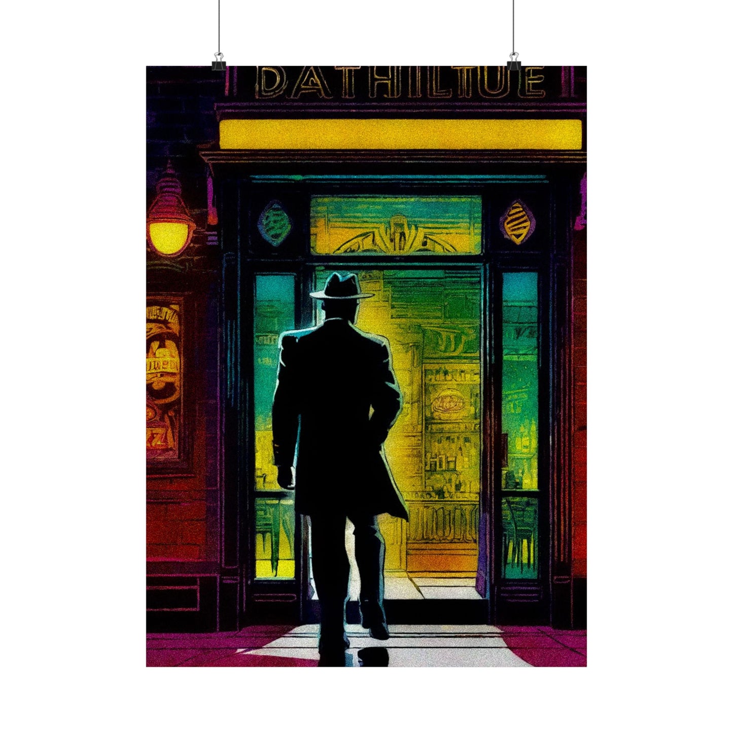 "Monday Nights" Vertical Poster