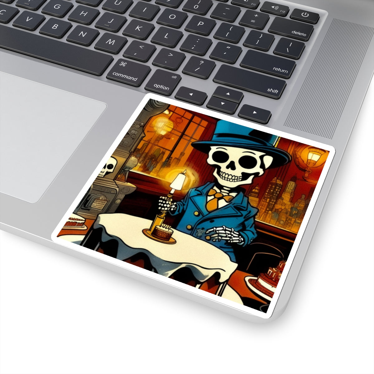 "Bonez's Birthday Bash" Kiss-Cut Stickers