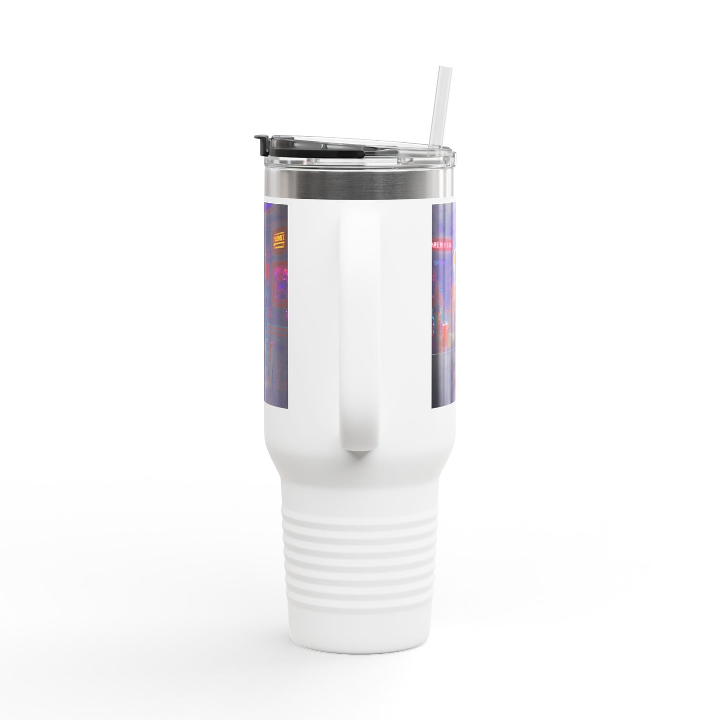 "Closing Hours" (Arcade) Insulated Travel Mug, 40oz