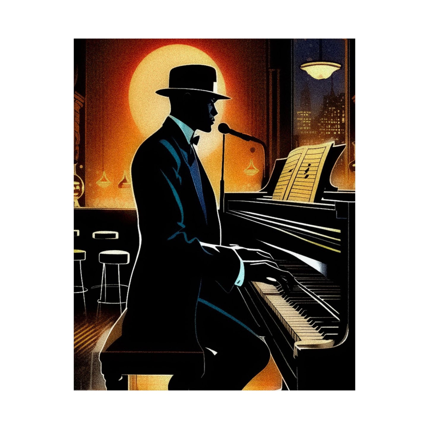 "Quite The Performer" Matte Vertical Poster