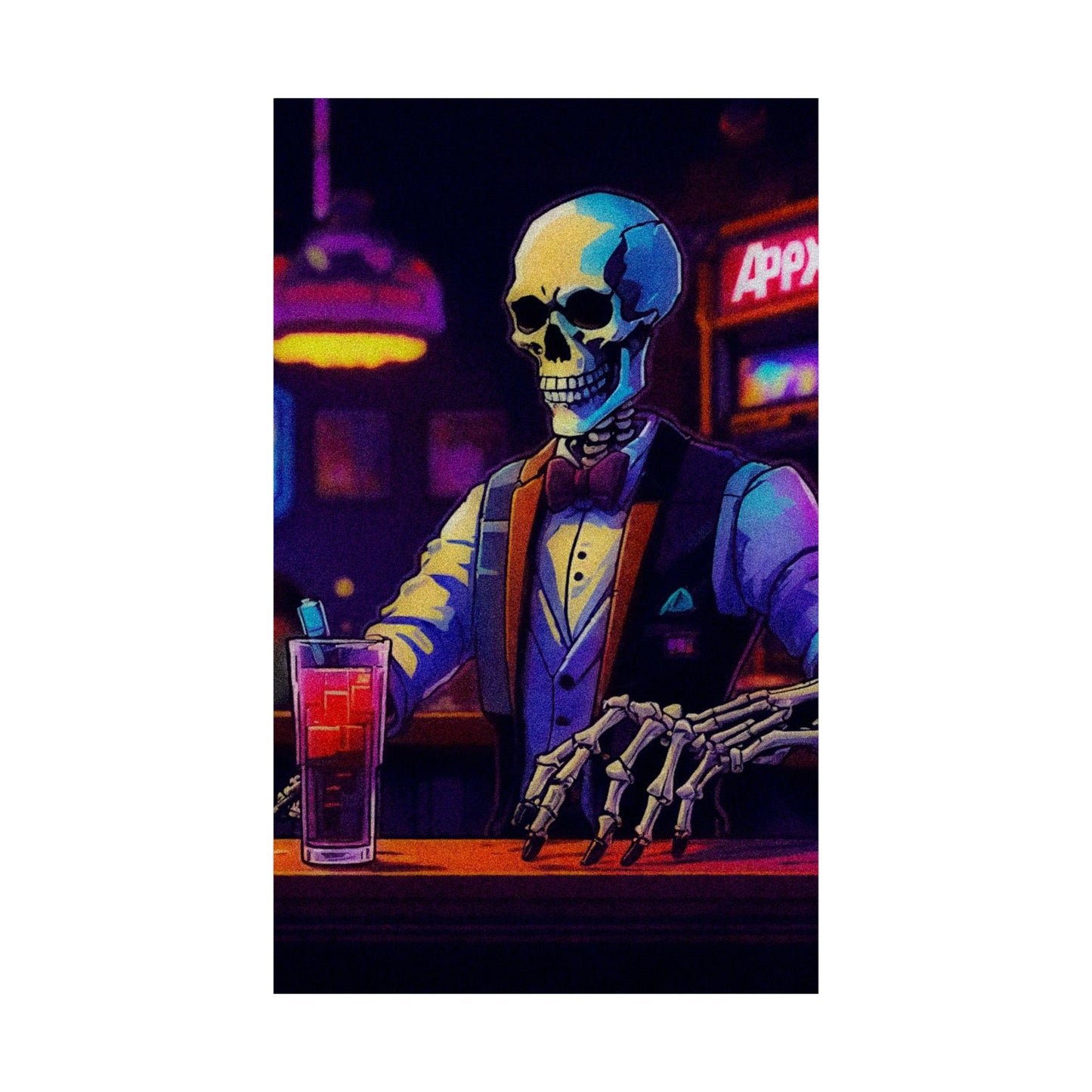 "Bonez behind the Bar" Poster
