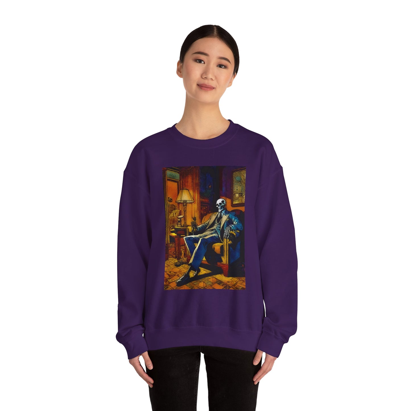 "Bonez At Home" Lounge Sweatshirt – Unisex Heavy Blend™ Crewneck