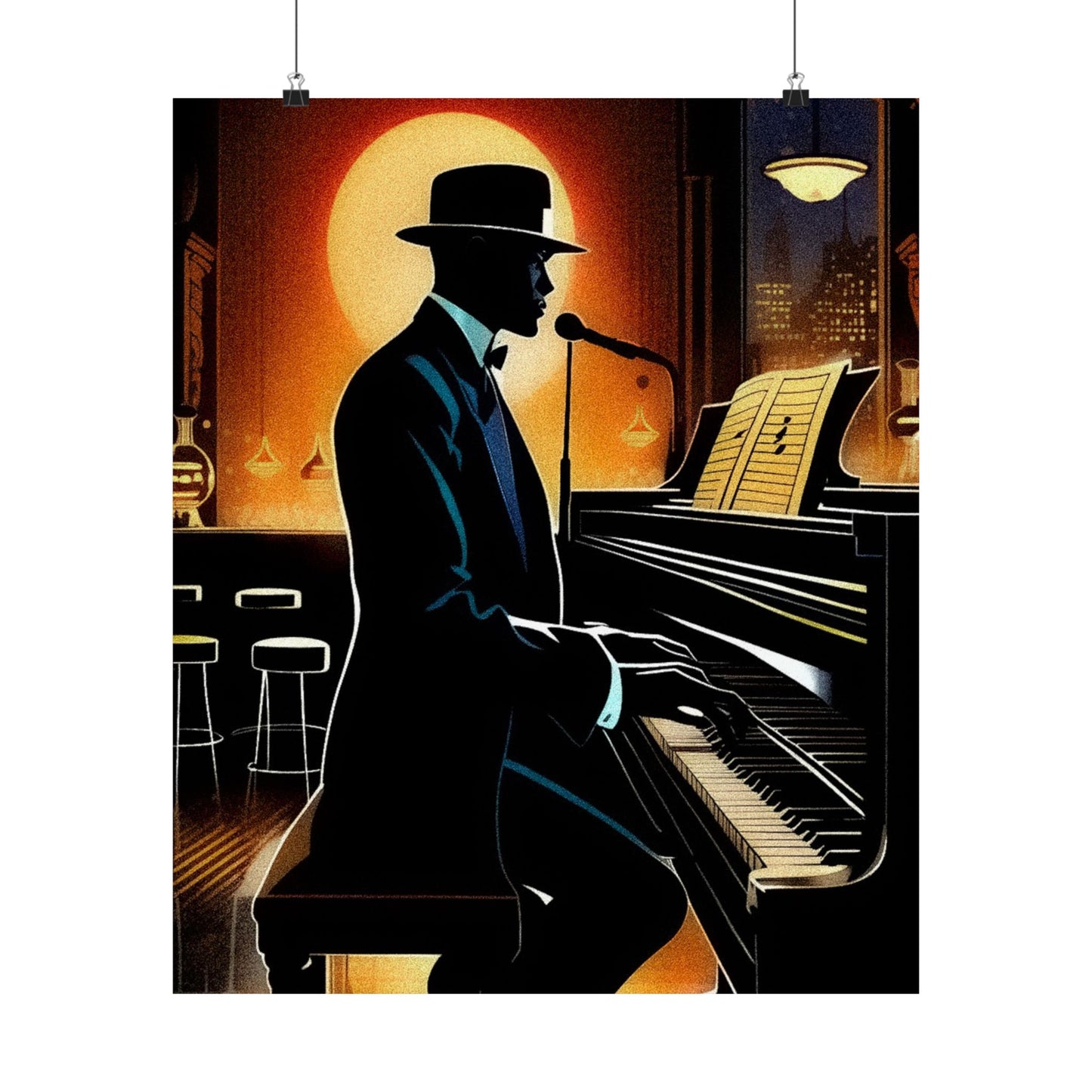 "Quite The Performer" Matte Vertical Poster
