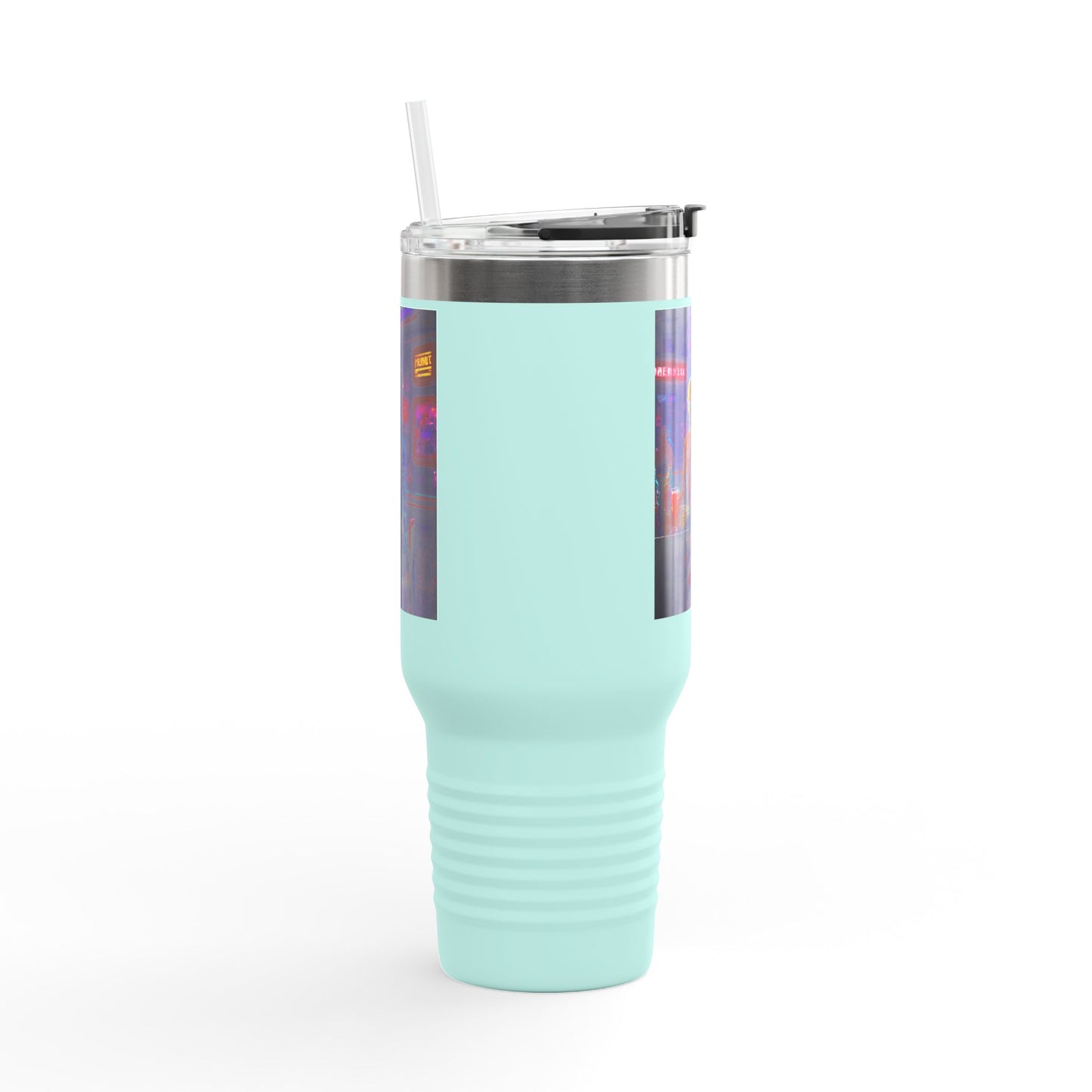 "Closing Hours" (Arcade) Insulated Travel Mug, 40oz