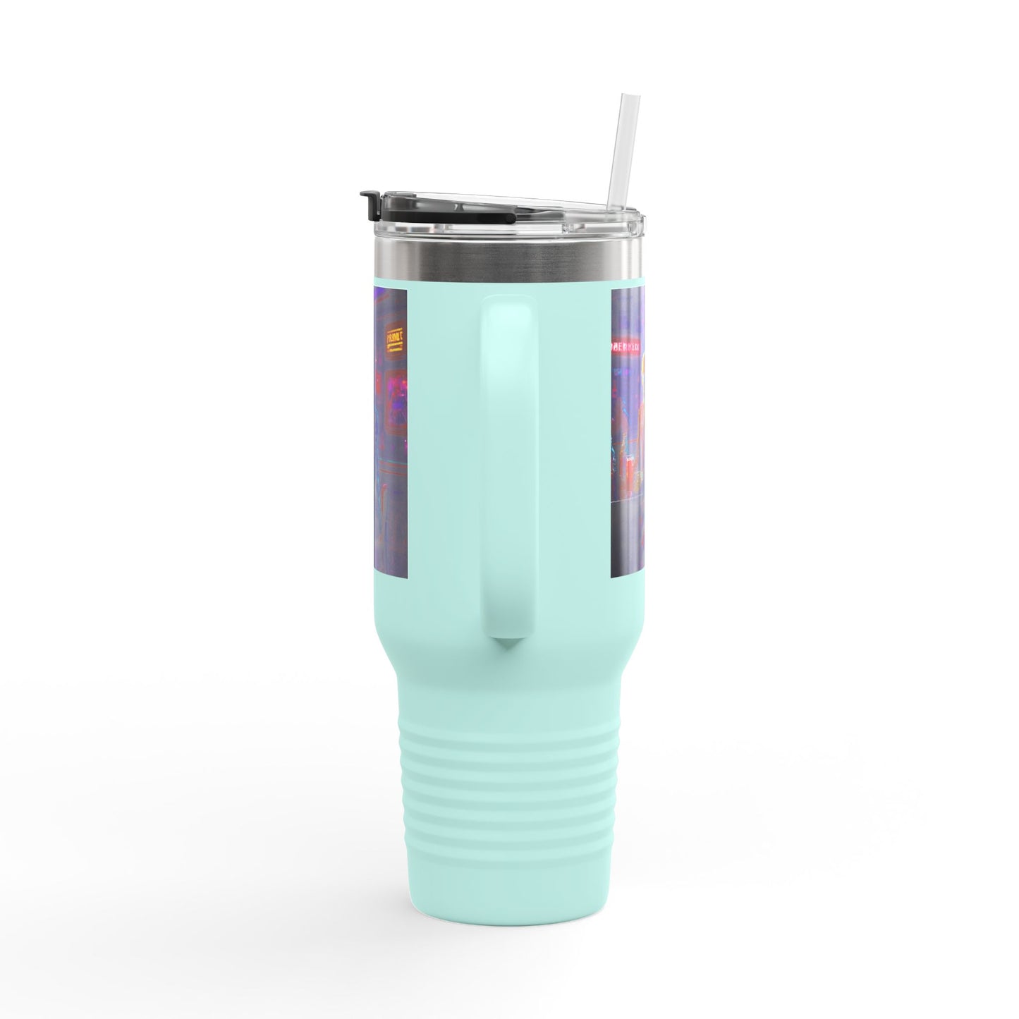 "Closing Hours" (Arcade) Insulated Travel Mug, 40oz