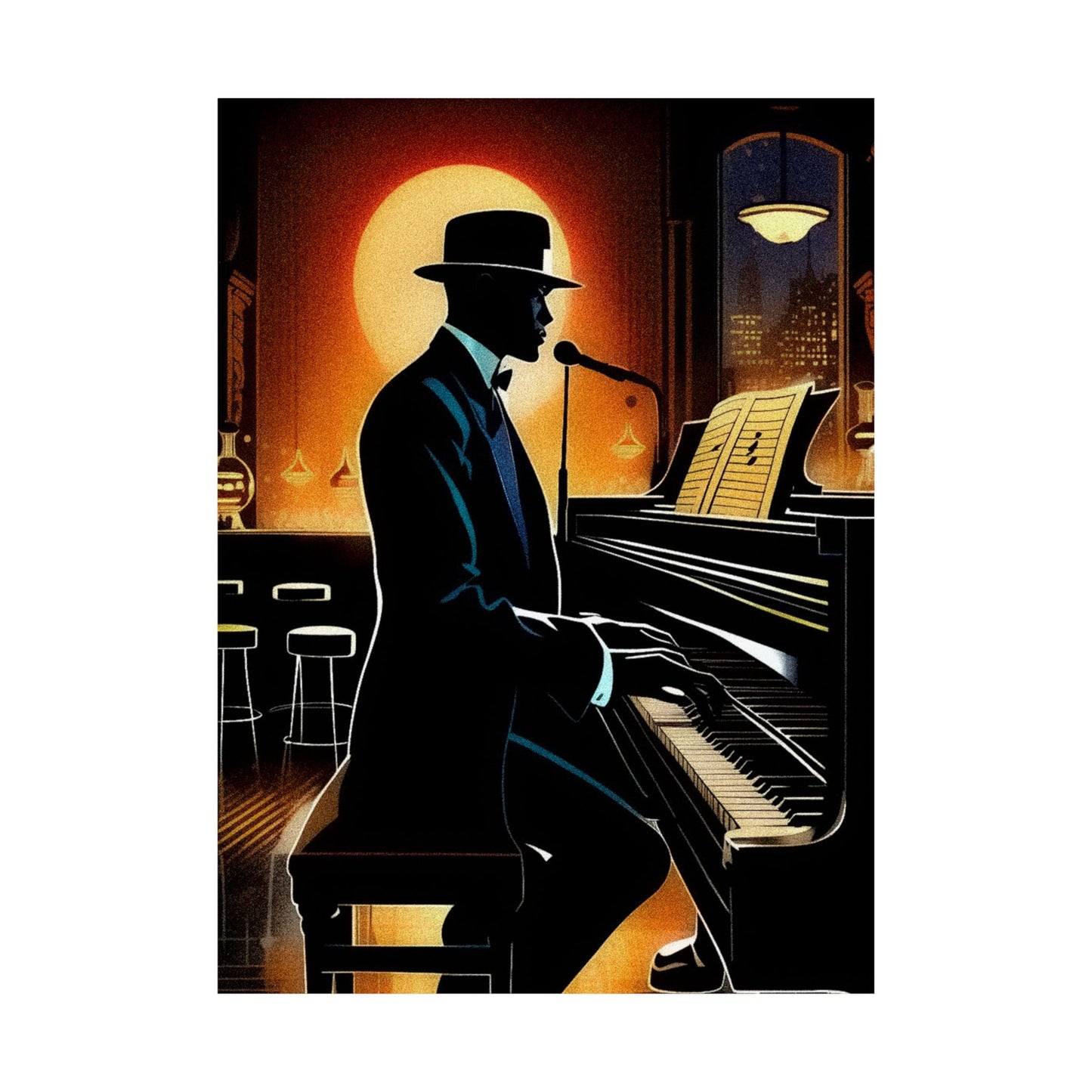 "Quite The Performer" Matte Vertical Poster