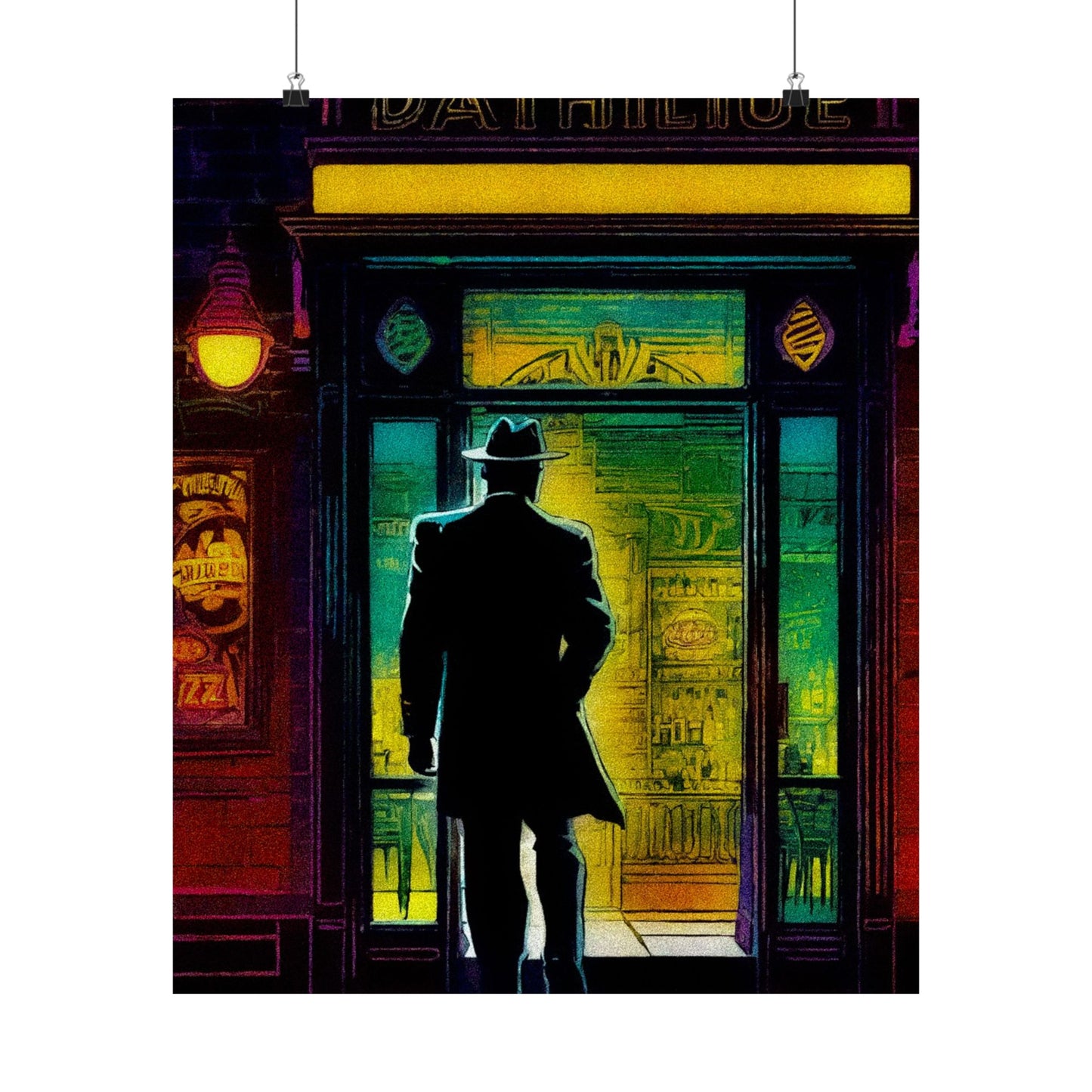 "Monday Nights" Vertical Poster