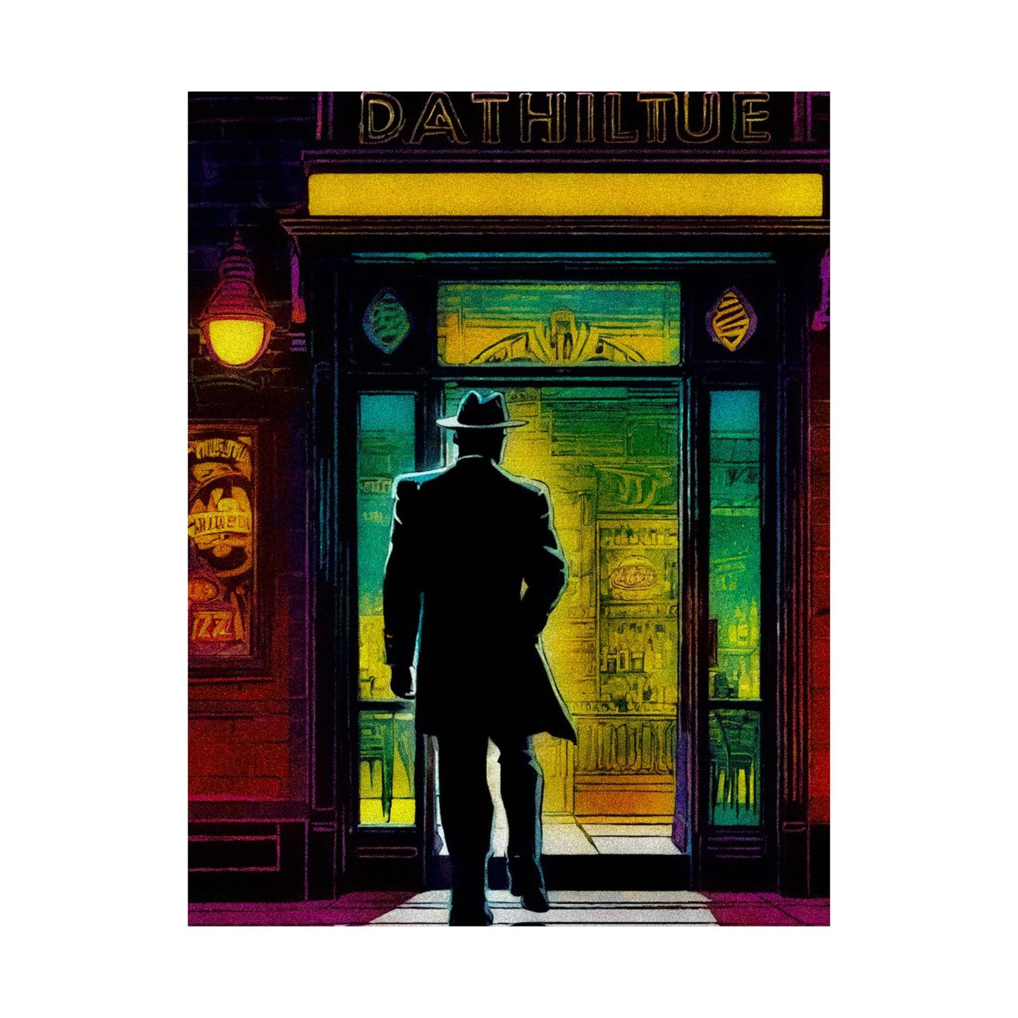 "Monday Nights" Vertical Poster