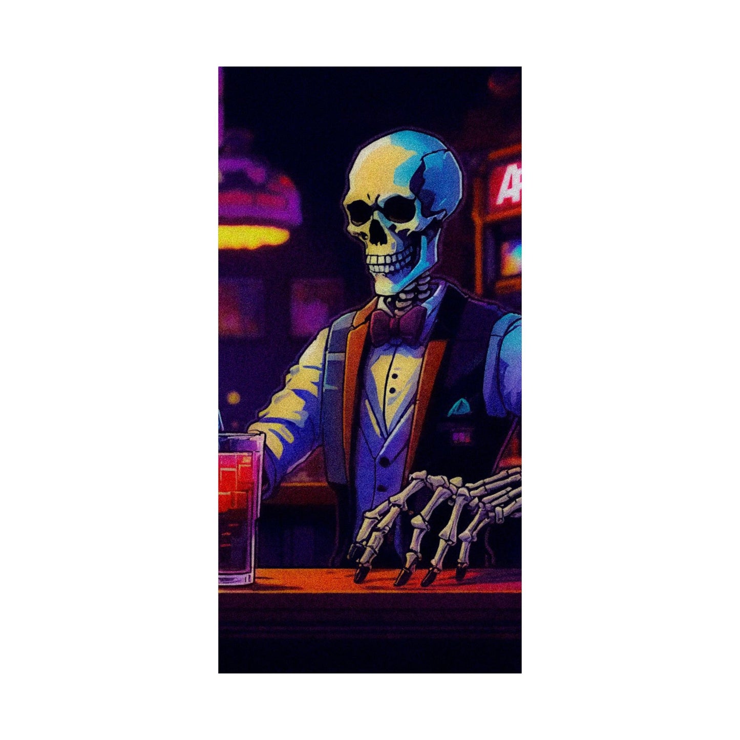 "Bonez behind the Bar" Poster