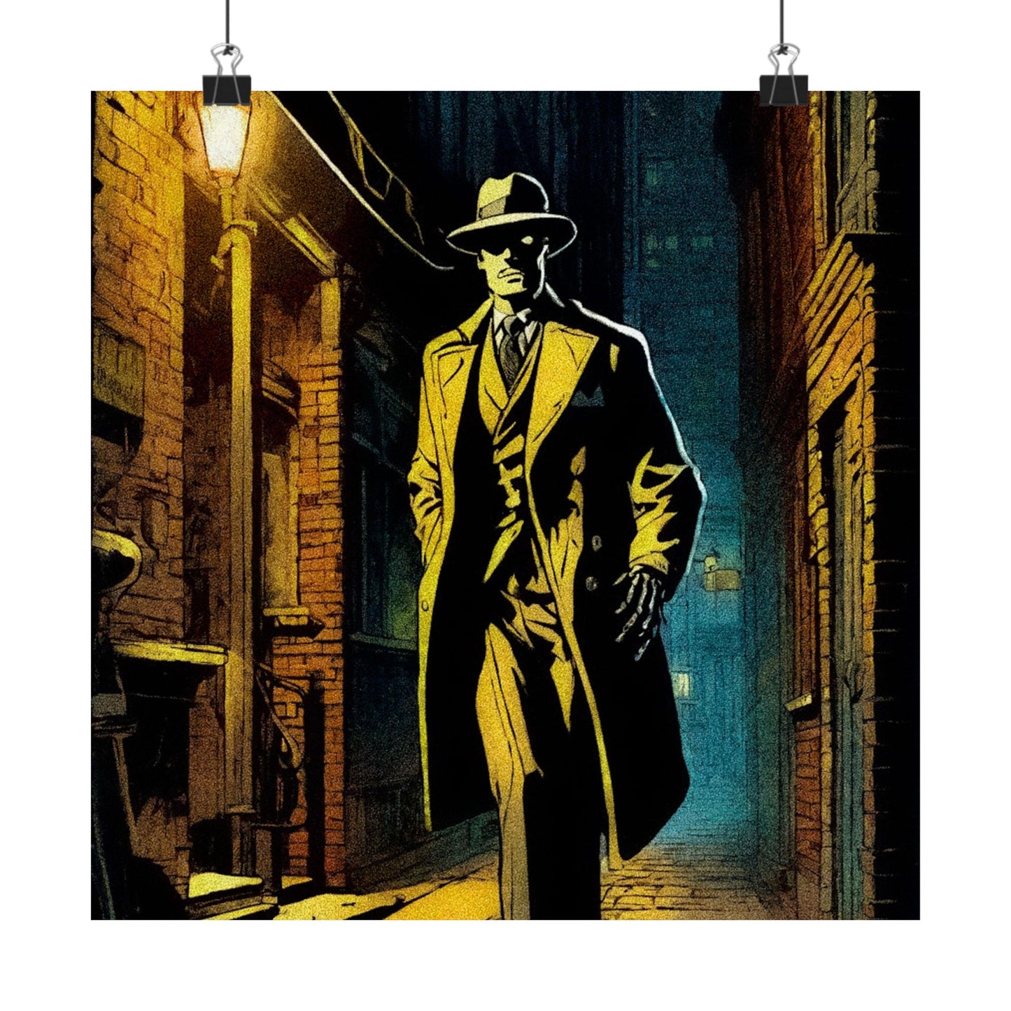"The Detective" Matte Vertical Poster